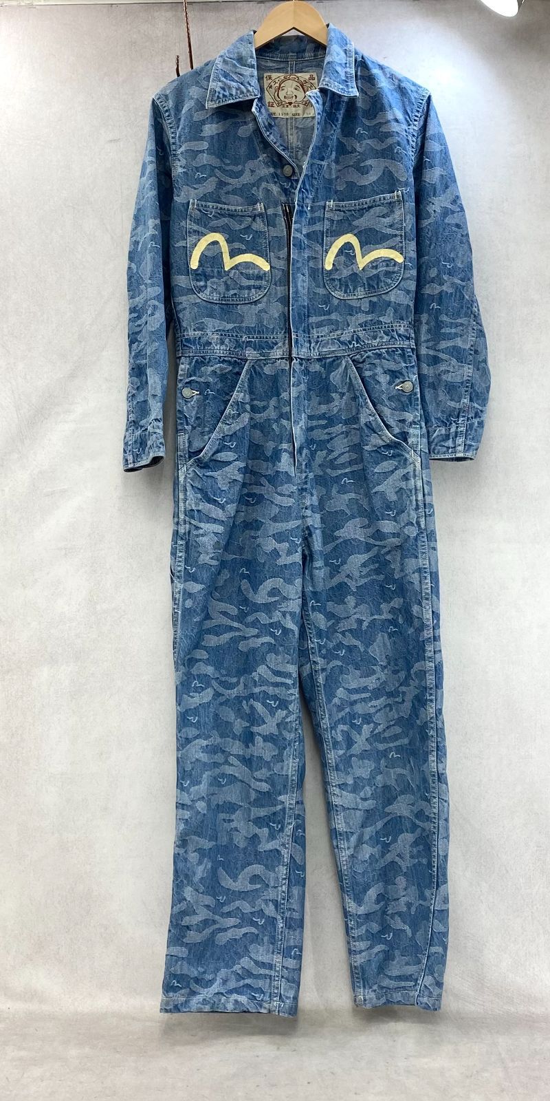 EVISU つなぎ オールインワン オーバーオール LOT1200 カモメ柄