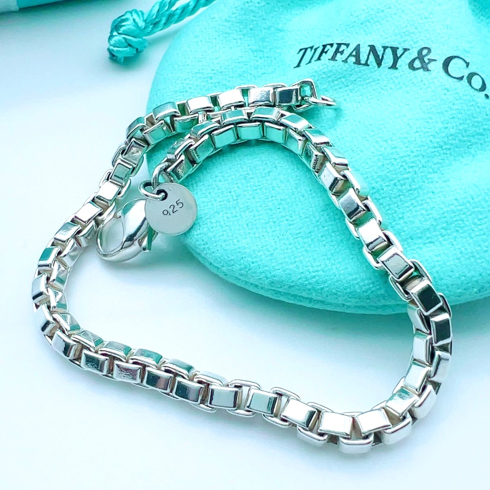 美品✨ Tiffany \u0026 Co. ティファニー ベネチアン ブレスレット SV ...