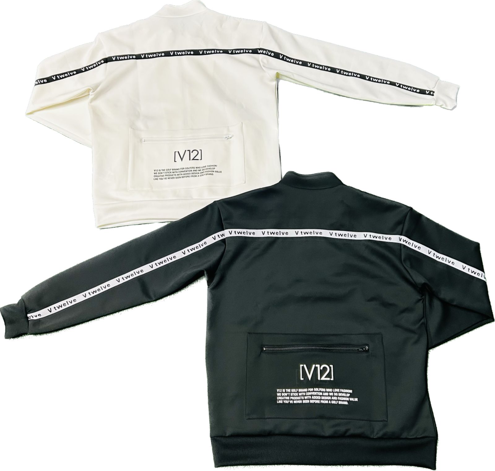 新品】 V12 V-12 ゴルフ メンズ V122320-SW05 MAG TAPE JKT ジャケット ブルゾン 定価27500円 Lサイズ ジップ  - メルカリ