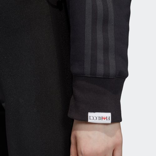 (アディダスオリジナルス) adidas Originals アディダス × フィオルッチ コラボ スエットパーカー フーディ レディース FIORUCCI x ADIDAS WOMEN SWEATSHIRT ED8776 BLACK