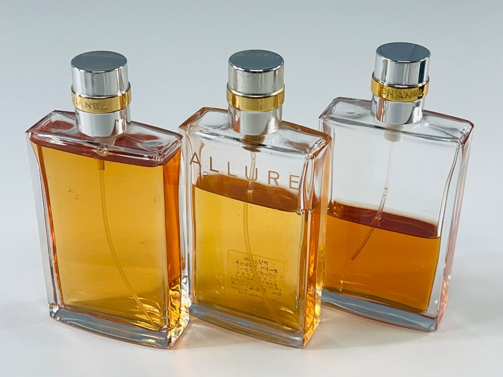 ☆訳あり 3本 まとめ売り CHANEL ALLURE EAU DE TOILETTE