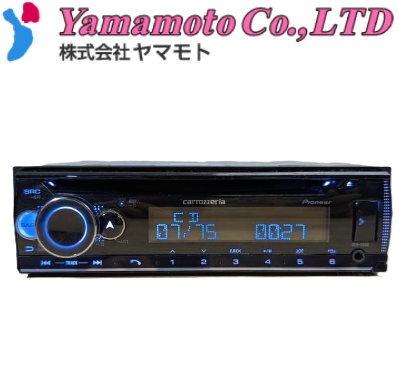 Z2129-R1 カロッツェリア DEH-5600 カーオーディオ CD USB AUX Bluetooth 1DIN