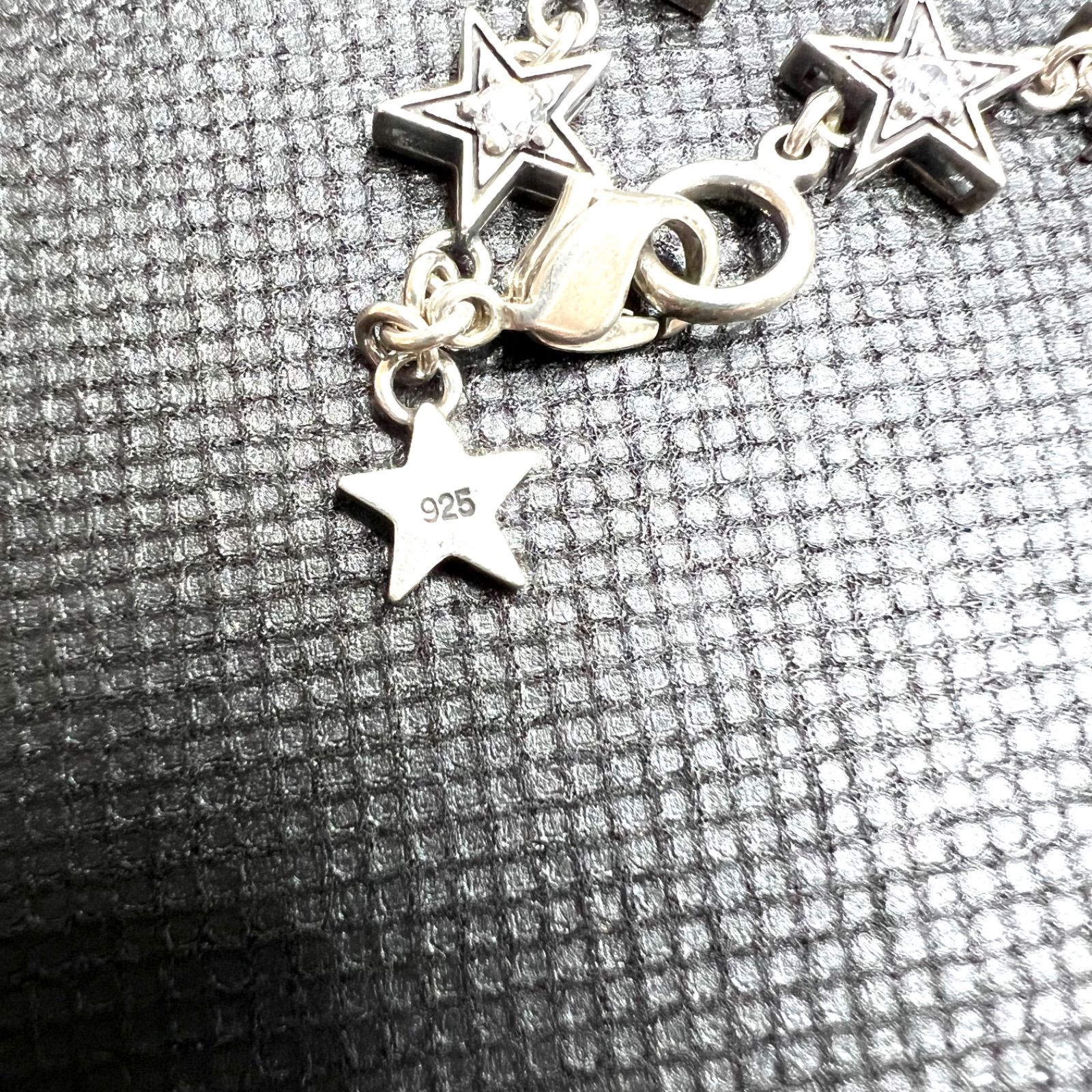 JUSTIN DAVIS 星形HOLLYWOOD BLVD JUSTIN DAVIS silver star link chain bracelet “hollywood blvd