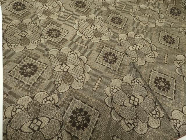 平和屋着物○本場大島紬 龍郷絣 花菱文 正絹 逸品 DAAU5281ps - メルカリ