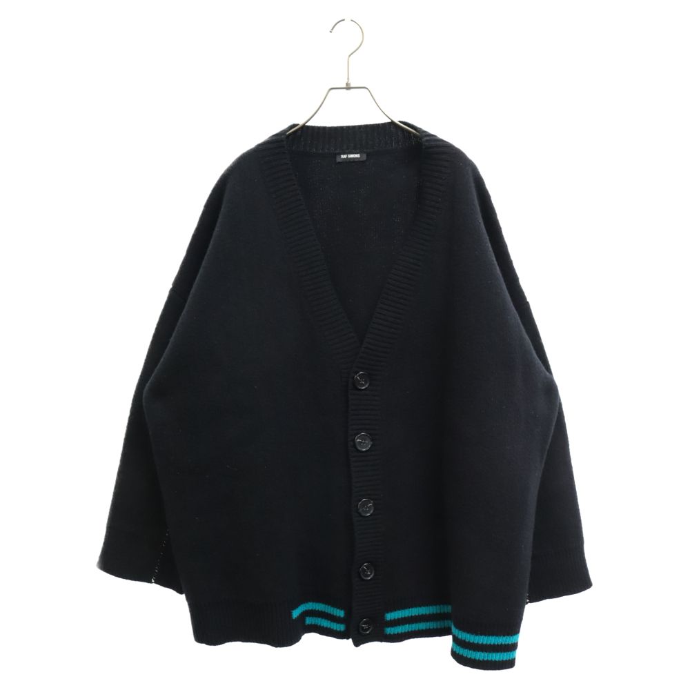 RAF SIMONS ラフシモンズ　カーディガン　ブラック RAF SIMONS (ラフシモンズ) 16AW OVER SIZED KNIT オーバーサイズ