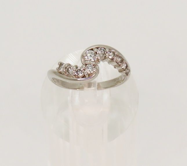 Pt900 ダイヤモンド0.53ct 指輪 リング プラチナ 10号 A2301299