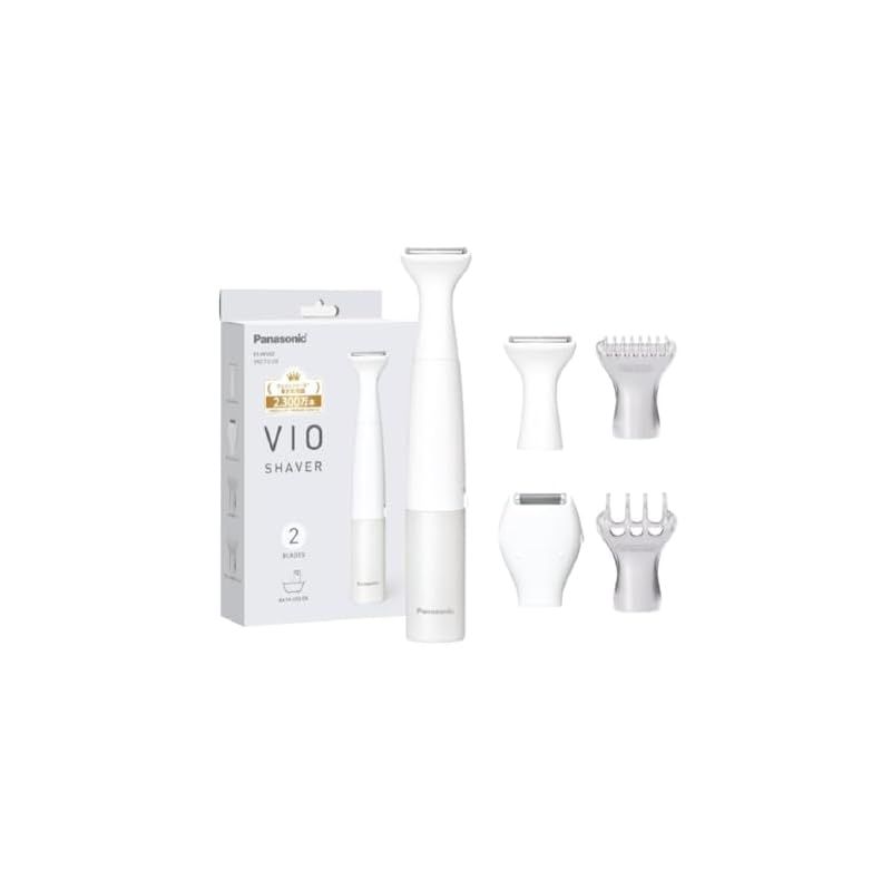 パナソニック 除毛器 フェリエ VIO シェーバー IPX7防水 ドライ剃り 乾電池式 グレー調 ES-WV62-H 0