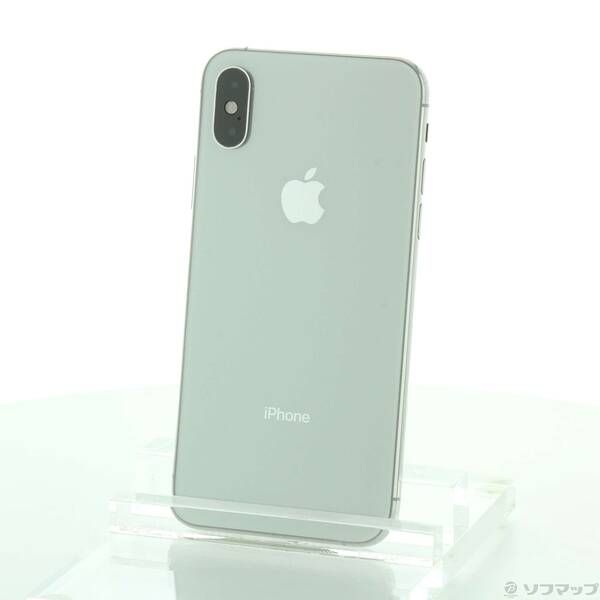 中古品〕 iPhoneXS 64GB シルバー MTAX2J／A SIMフリー【262】