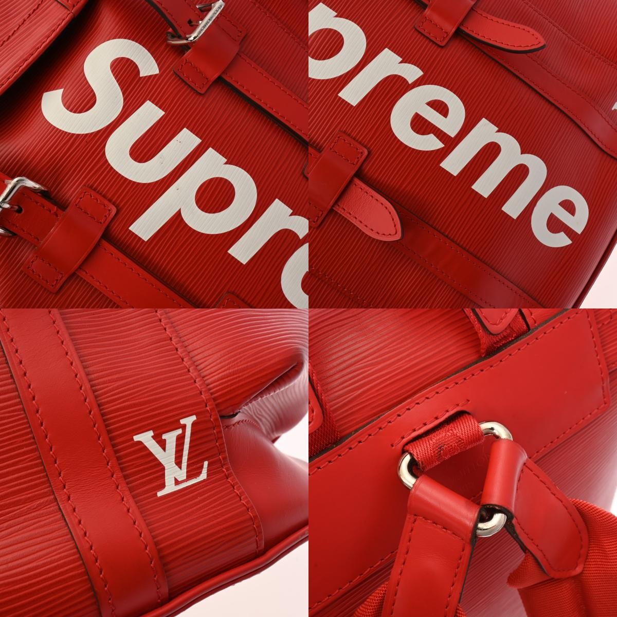 ルイヴィトン エピ クリストファー PM Supremeコラボ レッド M53414