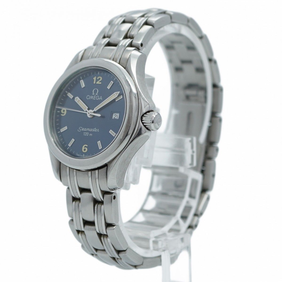 ネイビー文字盤 腕時計