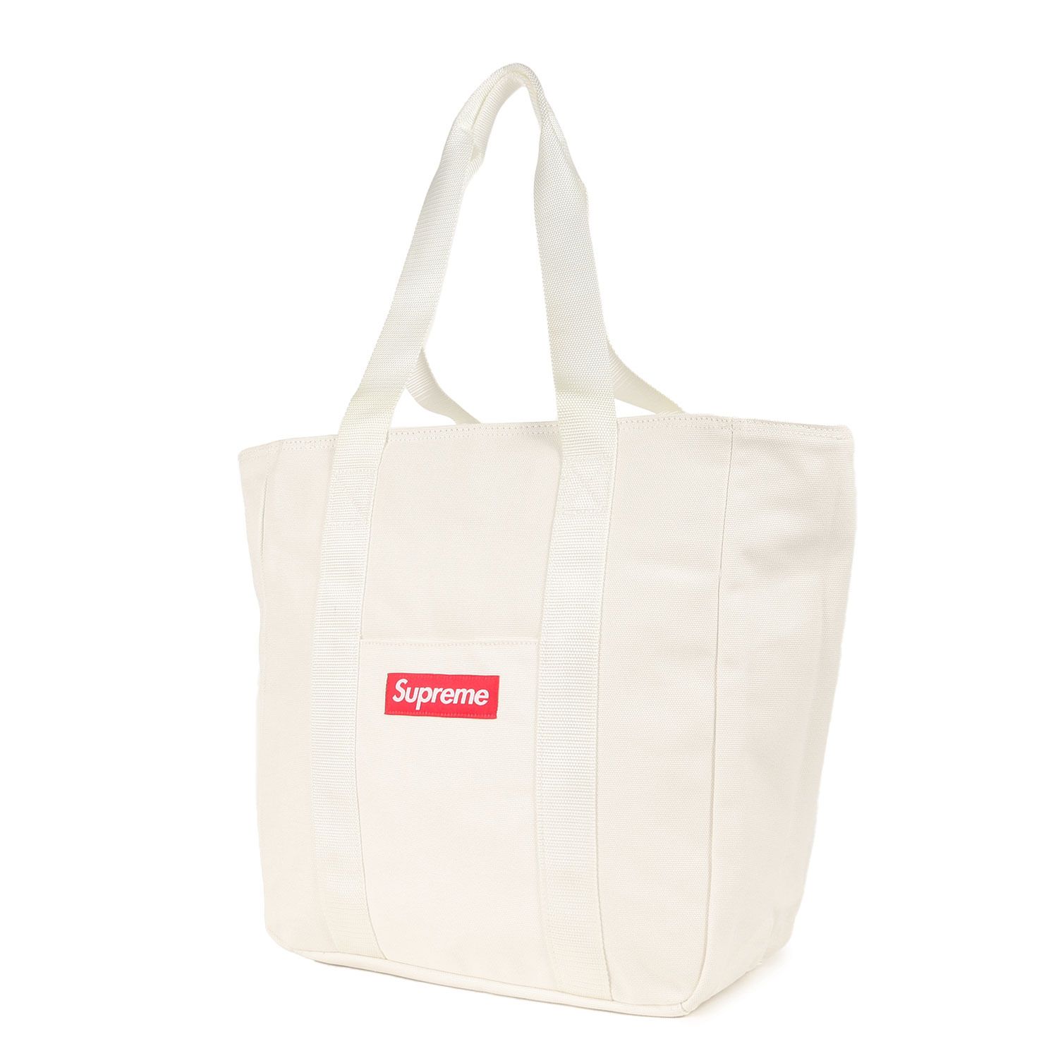 Supreme ホワイトトートバッグ　ボックスロゴ 新品】Supreme シュプリーム バッグ ホワイト 白 | キャンバス