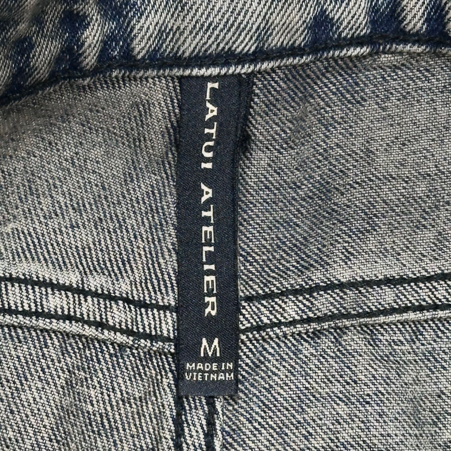 参考上代44000円 LATUI ATELIER RAIN WALKER JEANS ライン