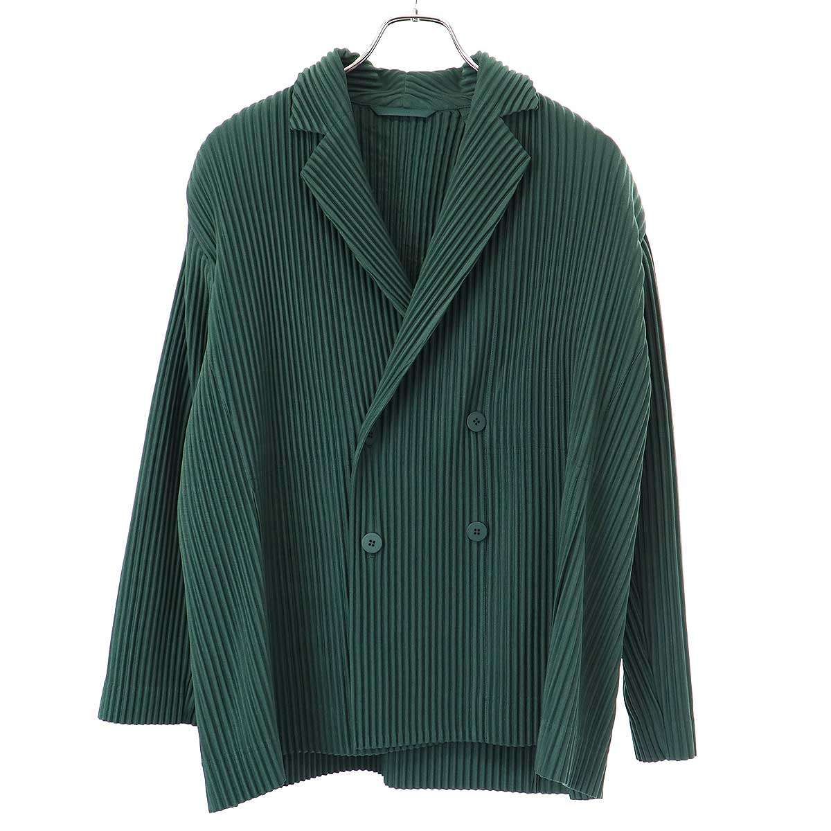オムプリッセイッセイミヤケ テーラードジャケット 3 nevy HOMME PLISSE ISSEY MIYAKE オム プリッセ イッセイ ミヤケ 25SS