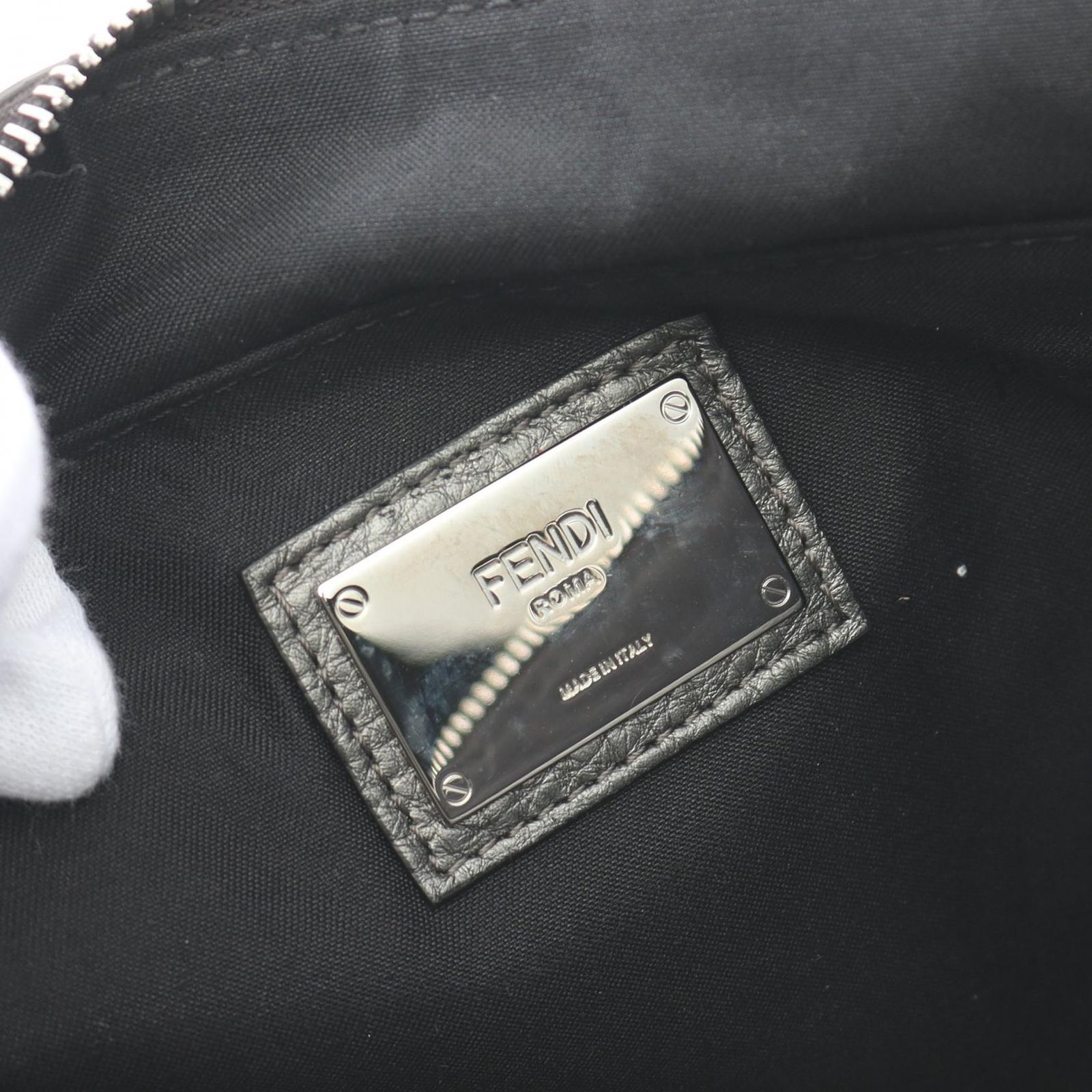 FENDI フェンディ メンズ モンスター クラッチ グレー FENDI