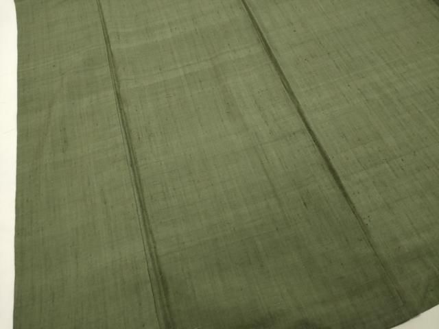 平和屋着物○結城紬 老竹色 正絹 逸品 DAAR4468tw - メルカリ 