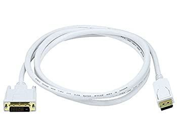 Monoprice Monoprice 6ft 28AWG DisplayPort to DVI Cable White