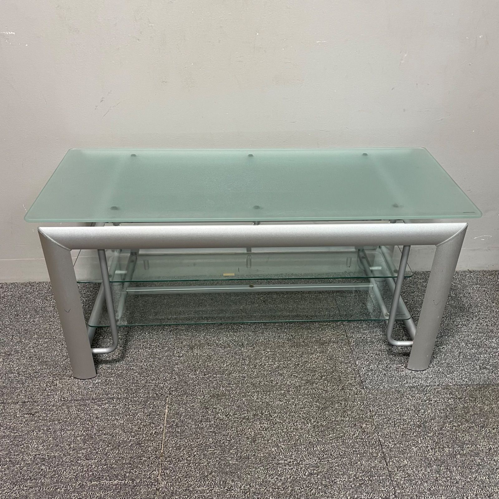 ハヤミ工業 ガラス天板 2段収納棚 テレビボード テレビ台 ディスプレイ台 ハヤミ工業 ガラス天板 2段収納棚 テレビボード テレビ台