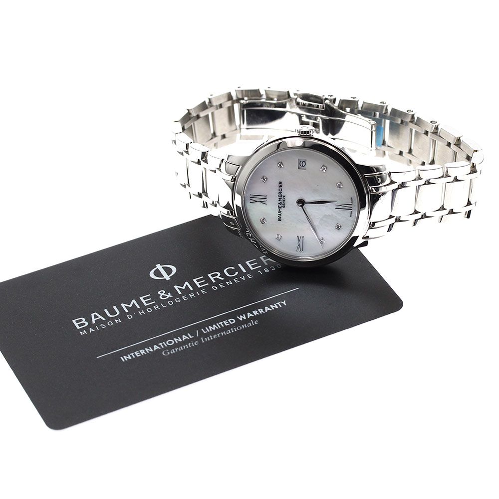 ボーム＆メルシェ Baume & Mercier MOA10326 クラシマ 8Pダイヤ  