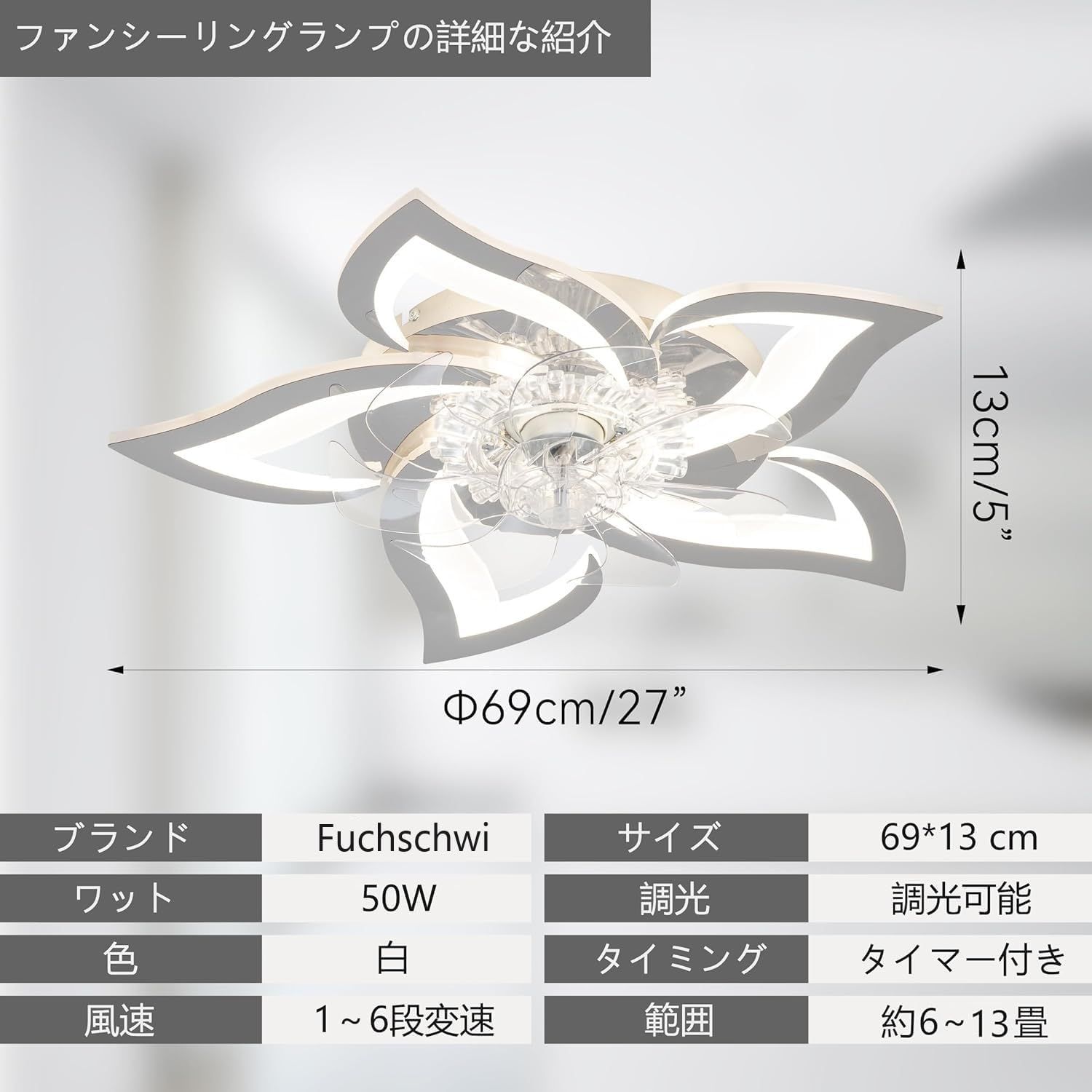 シーリングファンライト