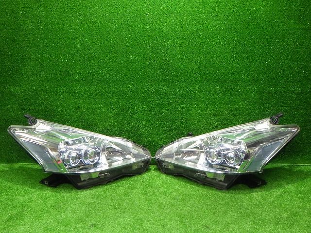 プリウスアルファ ヘッドライト 左右 LED ZVW40 41 前期 47-42 3 トヨタ コンピューター付き 250917016