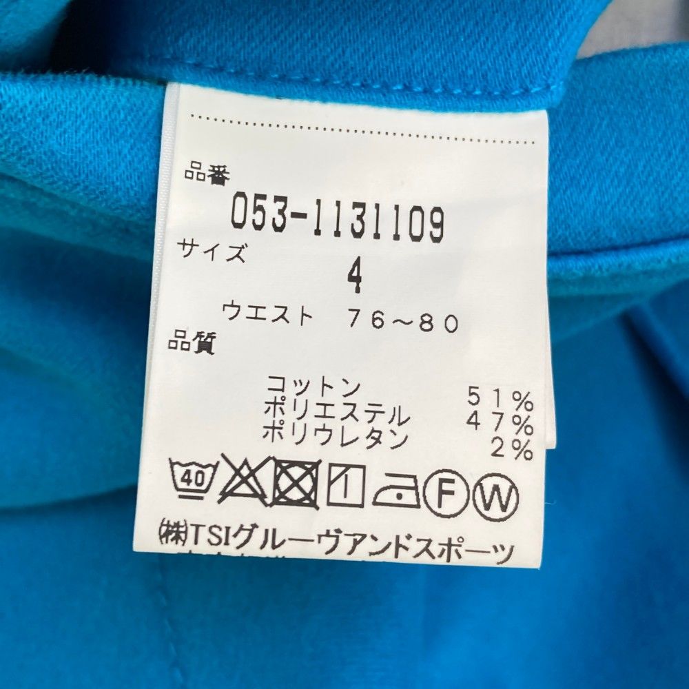 サイズ：4 PEARLY GATES パーリーゲイツ  パンツ  ブルー系 [240101459208] ゴルフウェア メンズ ストスト サイズ：4 PEARLY GATES パーリーゲイツ パンツ ブルー系