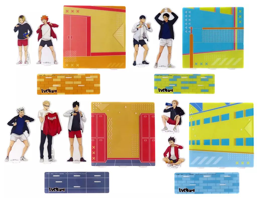 アクリルジオラマ】 ハイキュー！！ アクリルジオラマ 6種類セット
