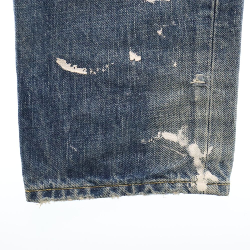 cvtvlist (カタリスト) Painted Denim Pants 2201020405 ロゴ