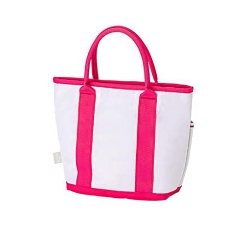 【新品未使用】ホワイト/ピンク キャロウェイ(Callaway) ミニトート HAPPY MINI TOTE WMS ホワイト/ピンク レディース  37×23×15