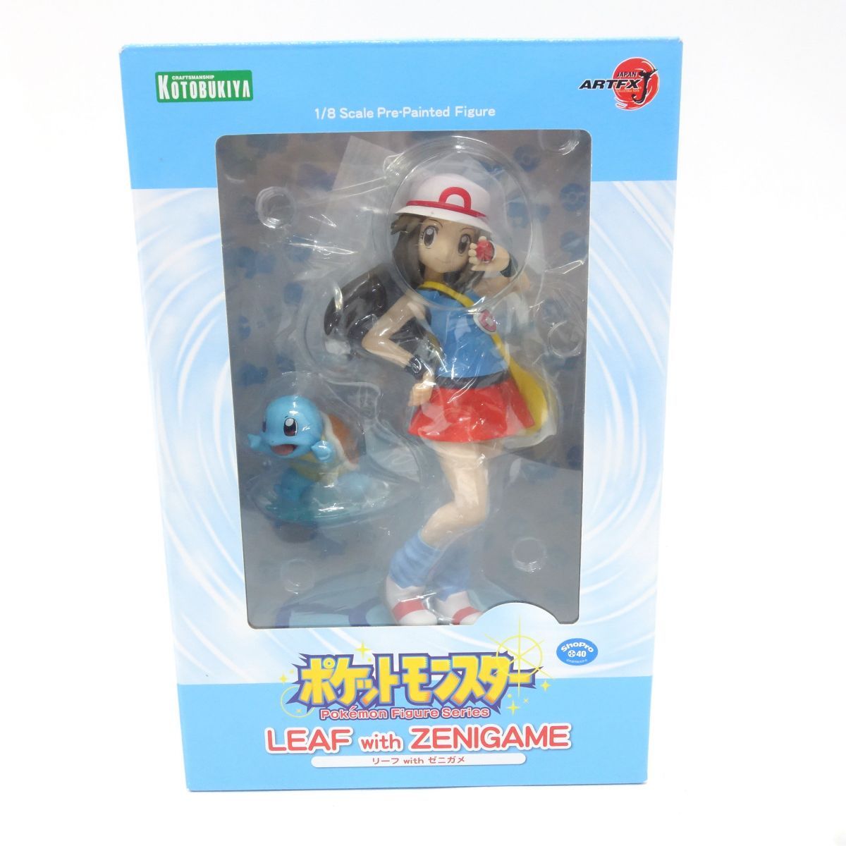 コトブキヤ ARTFX J ポケットモンスターシリーズ リーフ with ゼニガメ 1/8 フィギュア ※中古