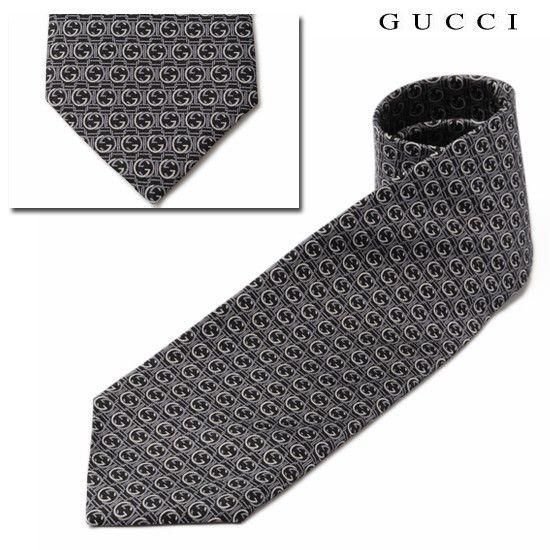 グッチ　GUCCI　ネクタイ　ブラック GUCCI 【すぐに渡せるおしゃれなラッピング付!!】 グッチ