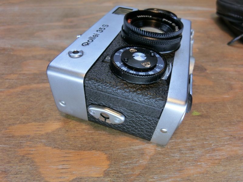 【完動品・美品】Rollei 35 ローライ35 シルバー　ドイツ製　露出計OK 中古】Rollei ローライ 35 シルバー コンパクトフィルムカメラ