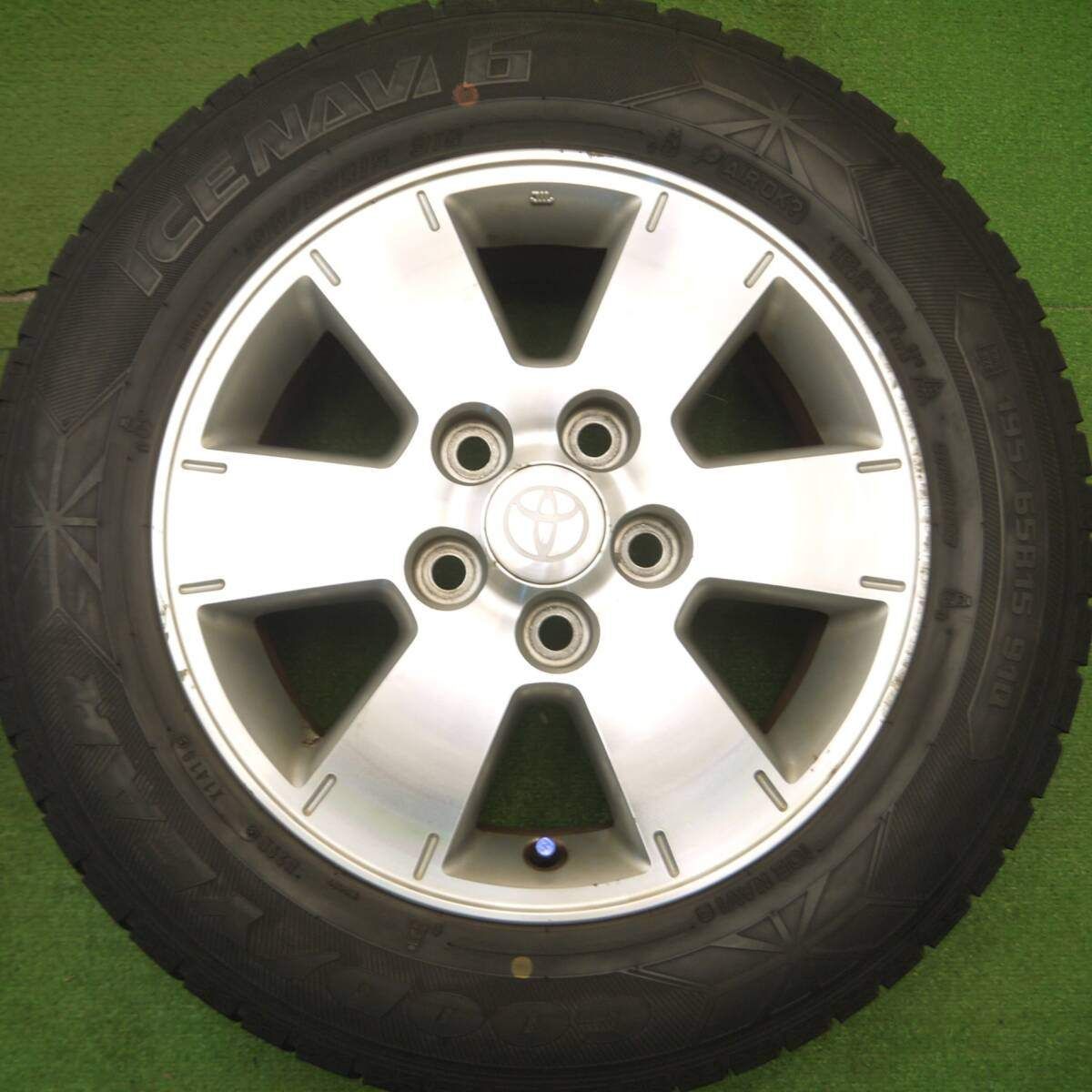 トヨタ 80系 ノア ヴォクシー 純正 ホイール スタッドレス 4本SET 15