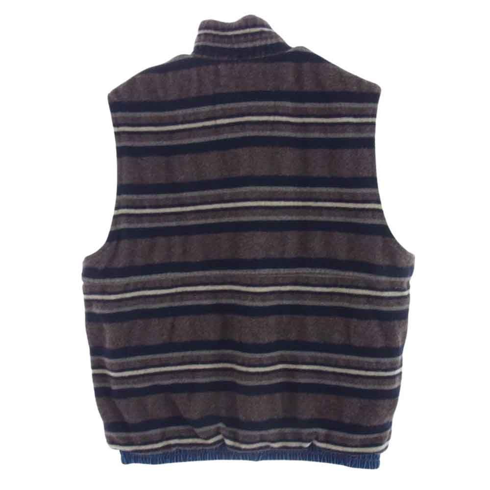 TENDERLOIN テンダーロイン DENIM BLANKET RIVERSIBLE VEST デニム ブランケット リバーシブル ベスト  M【中古】 - メルカリ