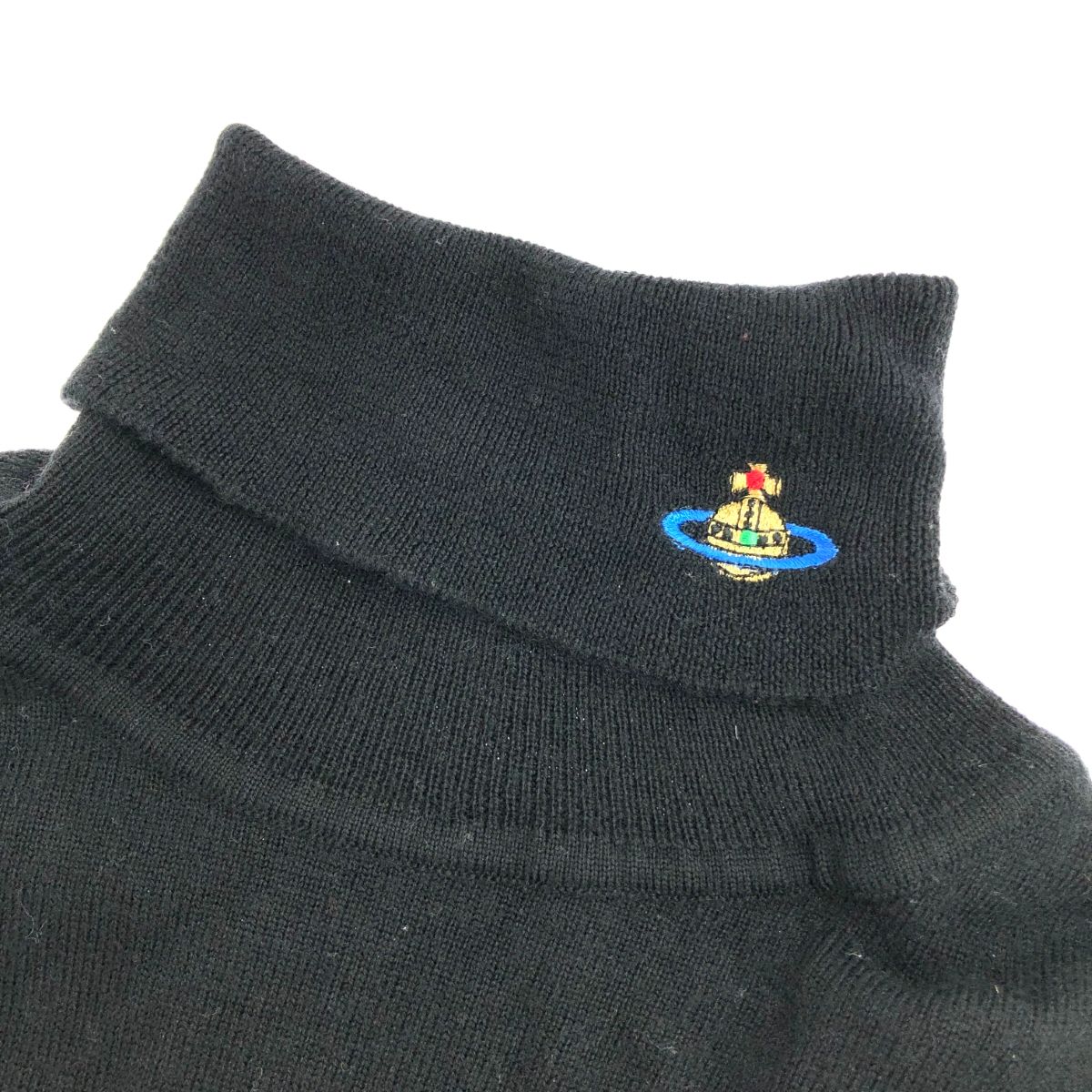 Vivienne Westwood MAN ヴィヴィアンウエストウッドマン ハイネック長袖 ニット サイズ:S  ブラック  メンズ 　241006002006 Vivienne Westwood MAN ヴィヴィアンウエストウッドマン ハイネック
