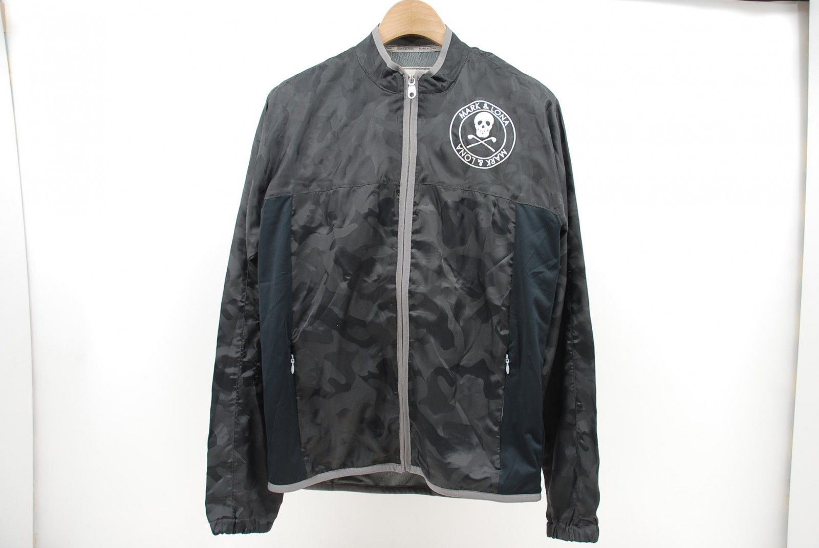中古 メンズ マークアンドロナ MARK&LONA ウィンドブレーカー M グレー