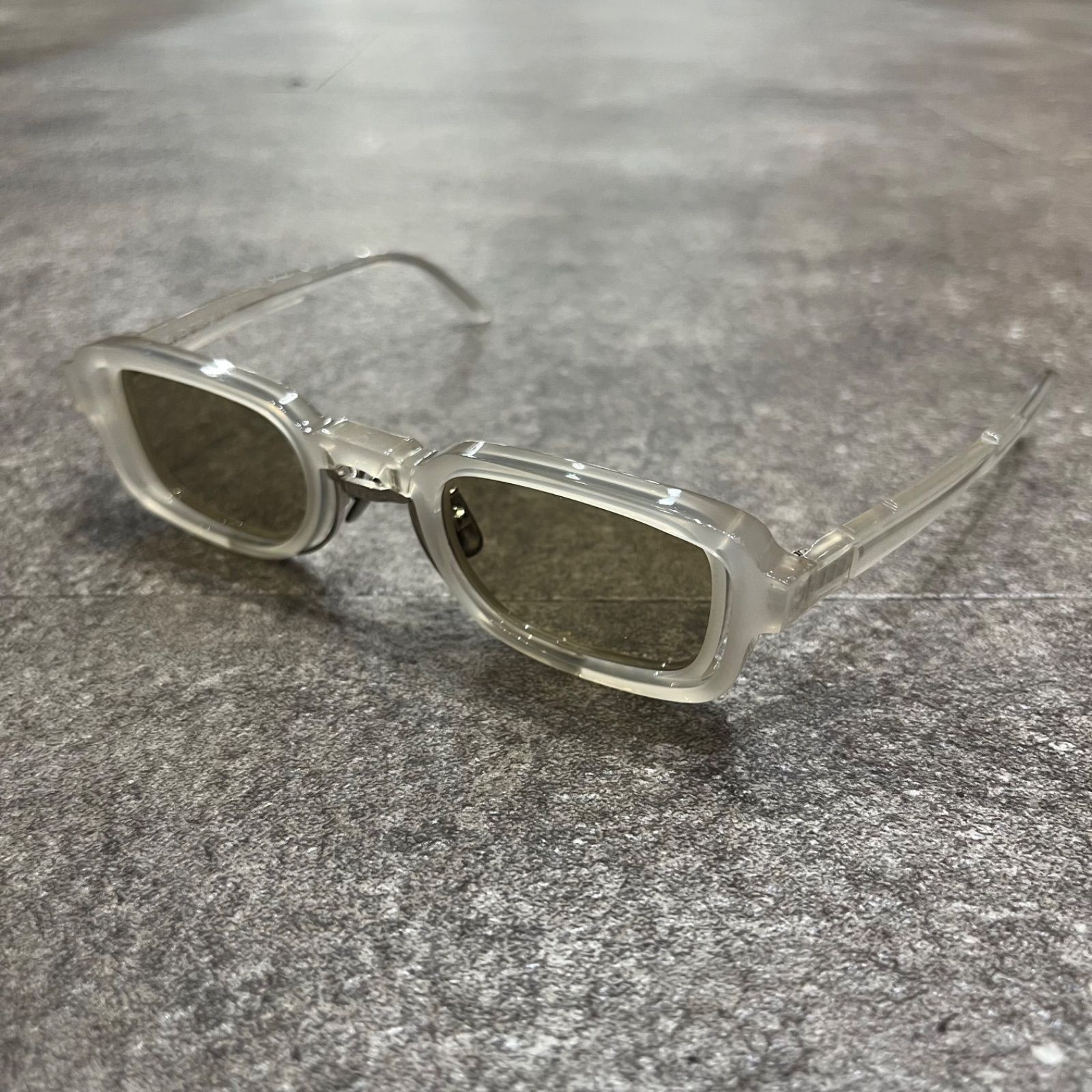 KUBORAUM Maske N12 サングラス メガネ 眼鏡 クボラム ホワイトクリア