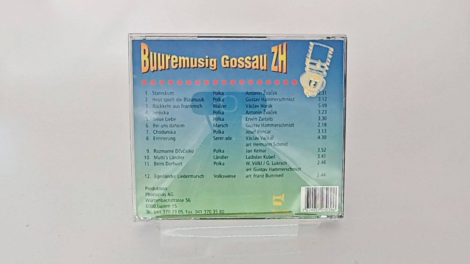 輸入盤☆Erinnerungen/□ Buuremusig Gossau □クラシック【スイス盤CD