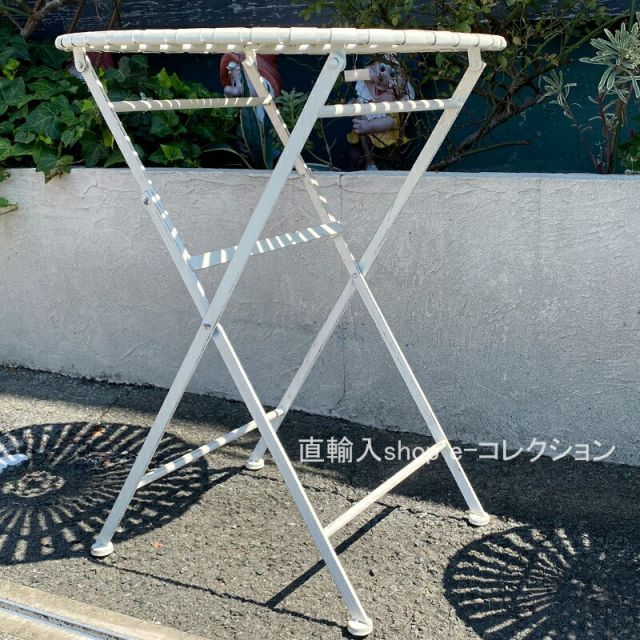 アイアン ガーデンセット 白 ホワイト ガーデンテーブル ガーデンチェア2個