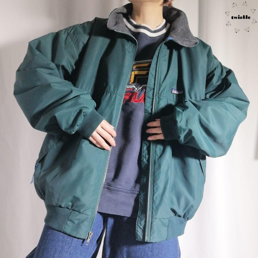パタゴニア USA製 シェルドシンチラジャケット ハンター 90s XL