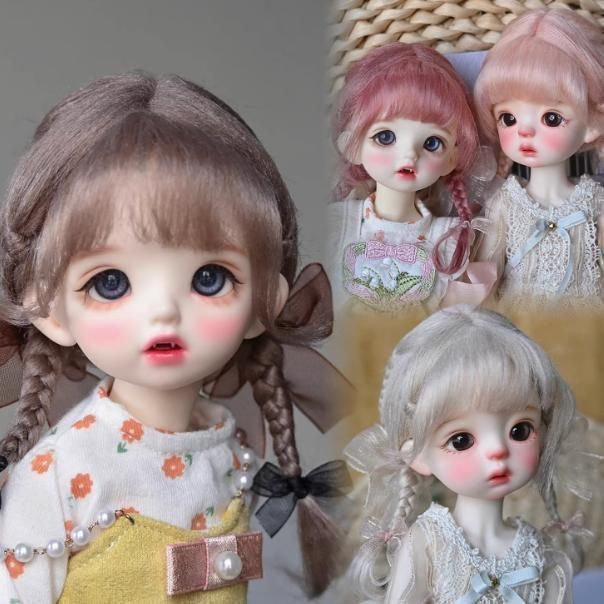 ドールウィッグ 6~7インチ 三つ編み ロングヘア ピンク SD BJD 6分 ドールウィッグ 6~7インチ 三つ編み ロングヘア ブロンドピンク｜Yahoo