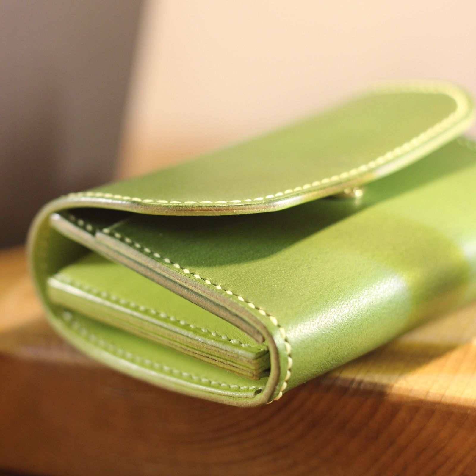 C&C WALLET : GROWTH GREEN / カードとコインがしまえるコンパクトな