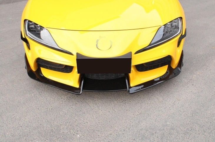 外装ガーニッシュ トヨタ スープラ 2019- A90 A91 2色選択 フロントバンパースプリッタースポイラーカバー FFCRYSTALESIA_COM