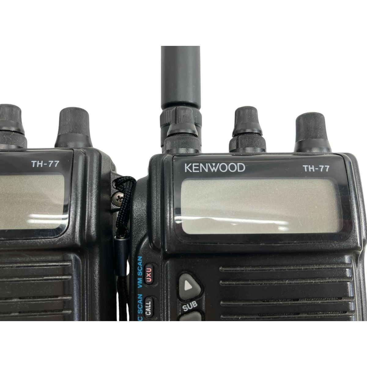 KENWOOD TH-77 / SMC-33 トランシーバー ハンディ機用マイク付き 2点