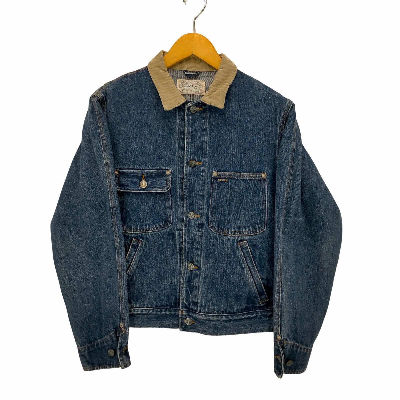 Polo デニムジャケット コーデュロイ襟 90's Polo 