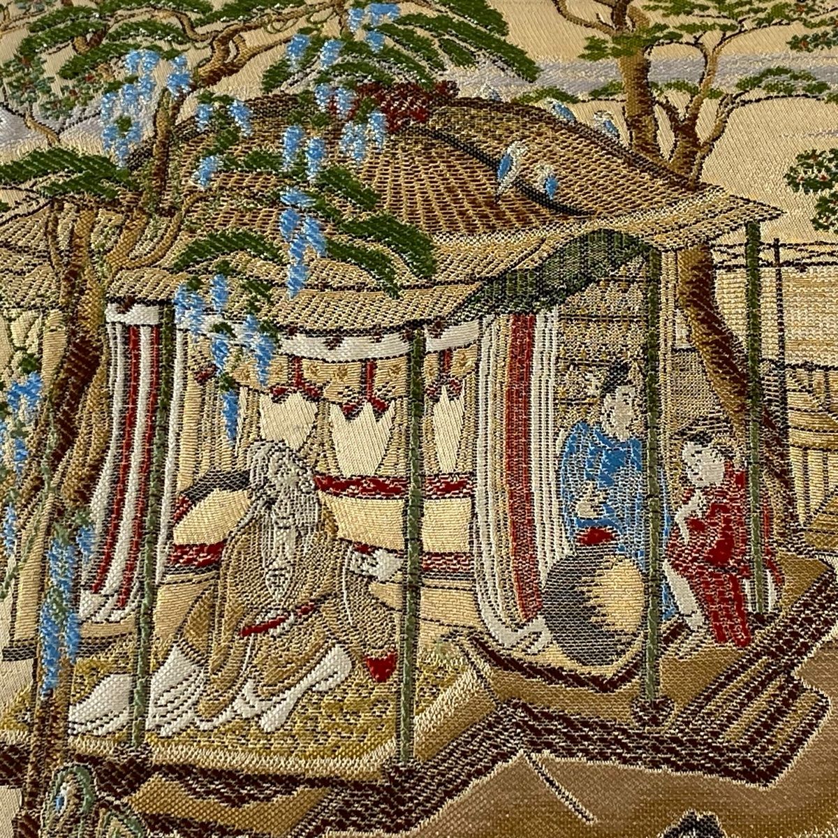 街風景 金銀糸