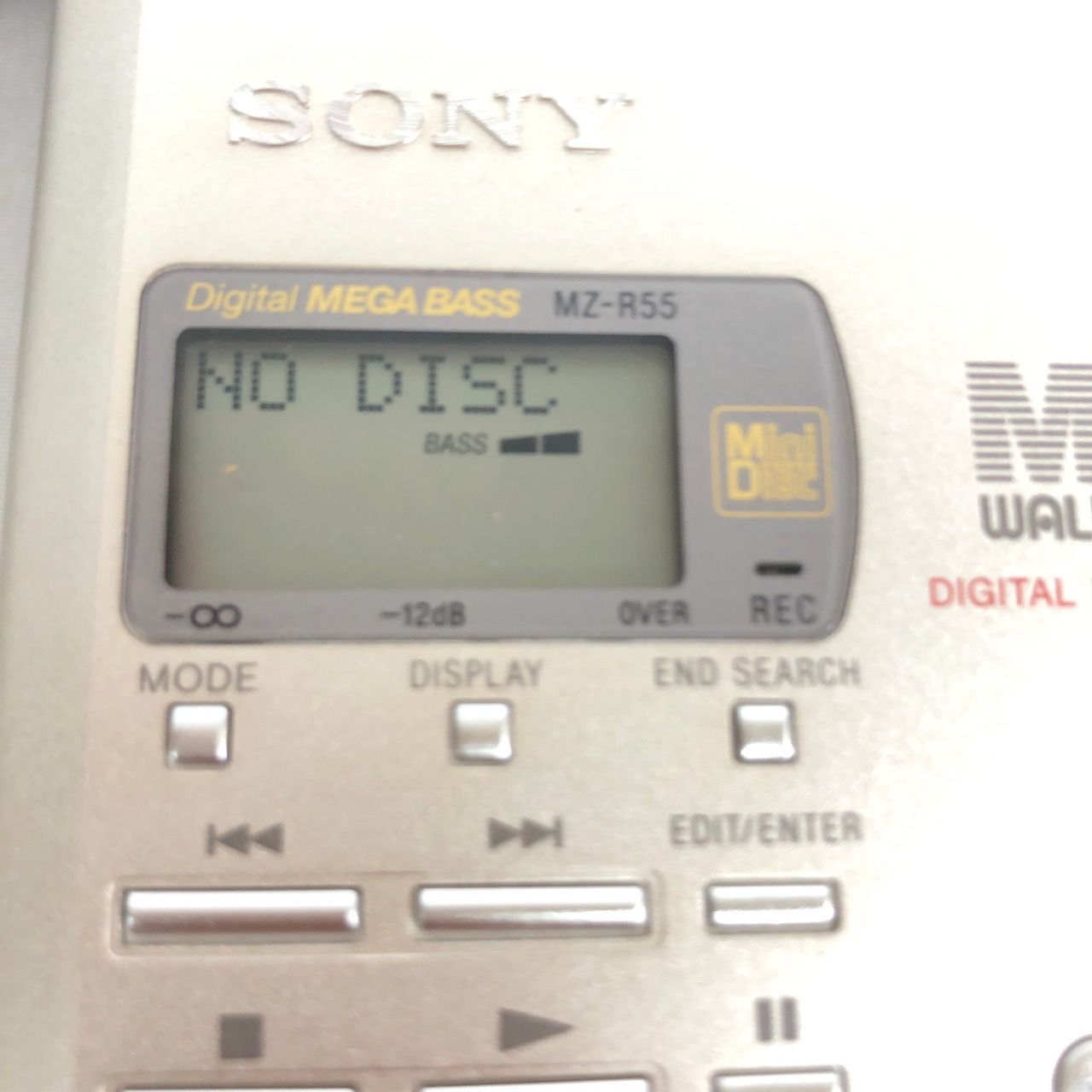 SONY MD ウォークマン MZ-R55 ヴィンテージゴールド 1998年発売