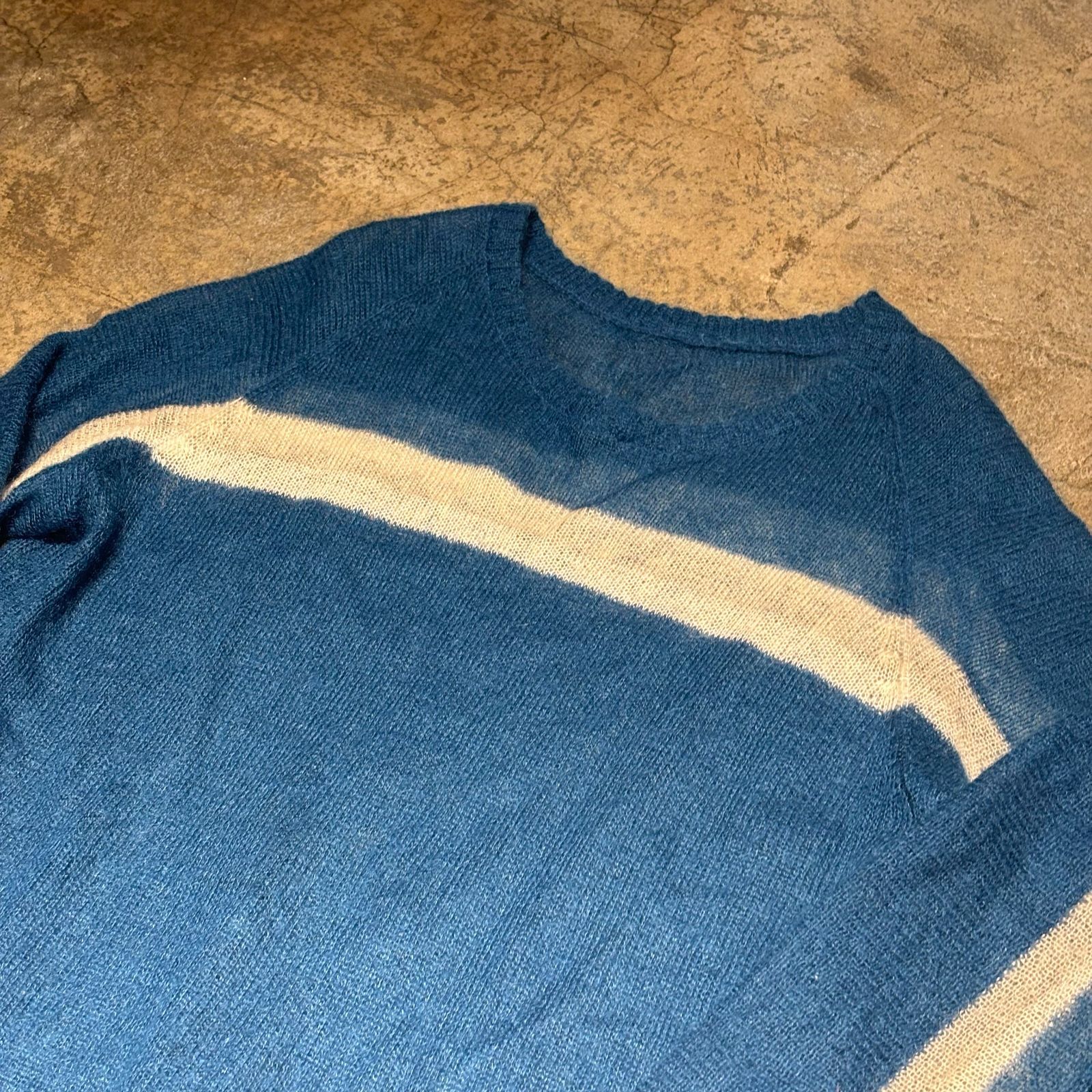 UNUSED × URU mohair knit 3/アンユーズド ウル 長袖 モヘア ニット セーター size3 日本製 UNUSED × URU ⁄ 3G モヘアニット