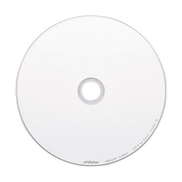 まとめ JVC 音楽用CD-R 80分1-48倍速対応 ホワイトワイドプリンタブル スピンドルケース AR80FP30SJ1 1パック 30枚 ×10セット