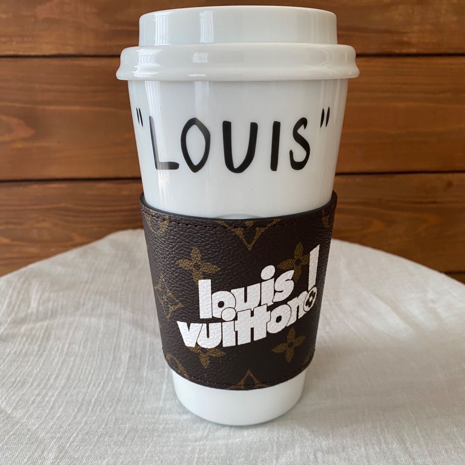新品ルイヴィトンタンブラー陶器ヴィトンカップルイ