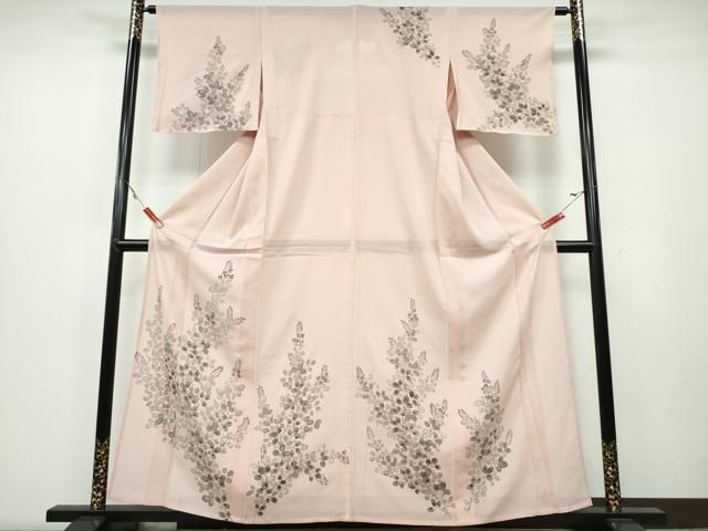 平和屋着物＊夏物 訪問着 絽 駒刺繍 萩文 正絹 逸品 AAAX2227jd